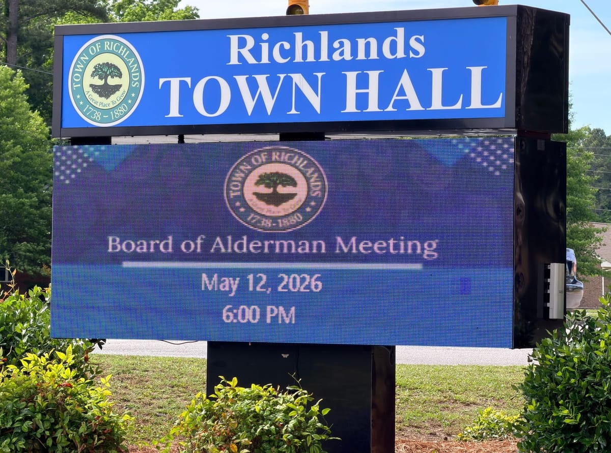 Public hearing on proposed Francktown Road rezoning planned at Richlands meeting