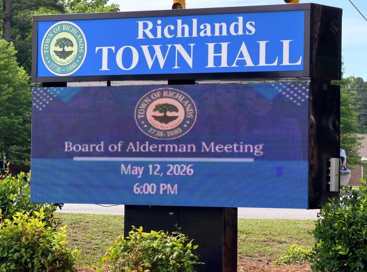 Public hearing on proposed Francktown Road rezoning planned at Richlands meeting